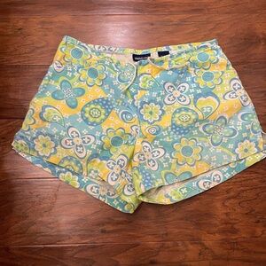 Limited Too Y2K Sparkly Floral Shorts Size 3